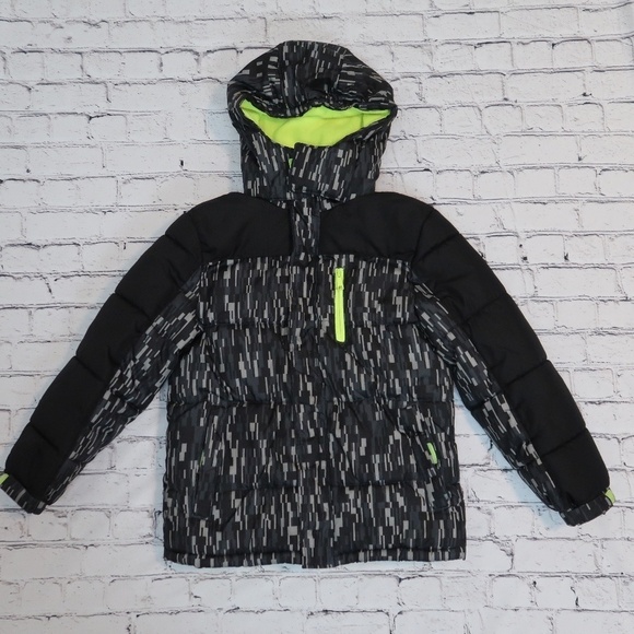 Xersion Puffer Jacket size medium (10-12) Kids multicolor - Picture 1 of 15